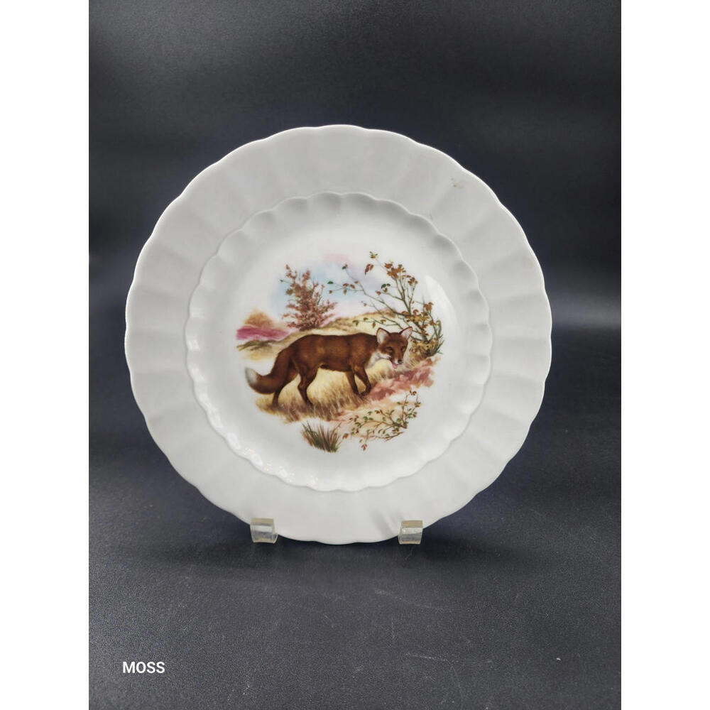 Eschenbach Bavaria Dinner Plate Platter Wild Motif Fox 9.5' Porcelain